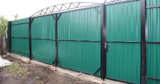 Купить ворота из профнастила Когалым, цена от 4066 руб.